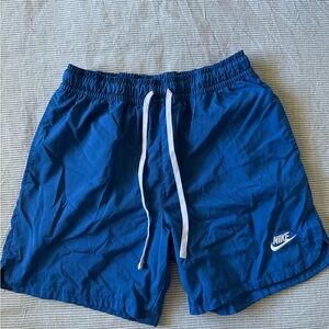Nike Blue Swim Trunks Quick-Dry Elastic Waist